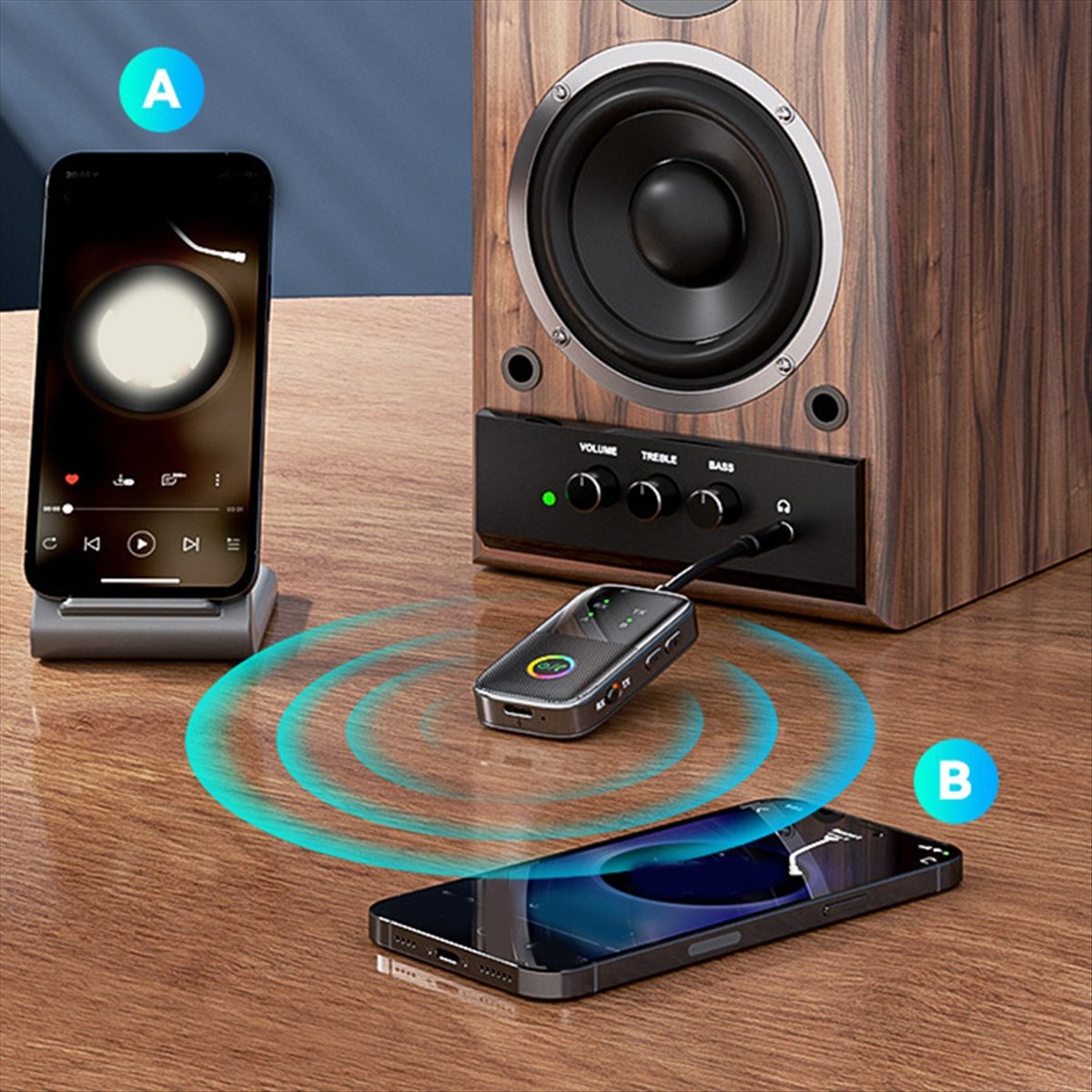 Audio Music Player Pc - 고급 HIFI 블루투스 5.2 오디오 어댑터