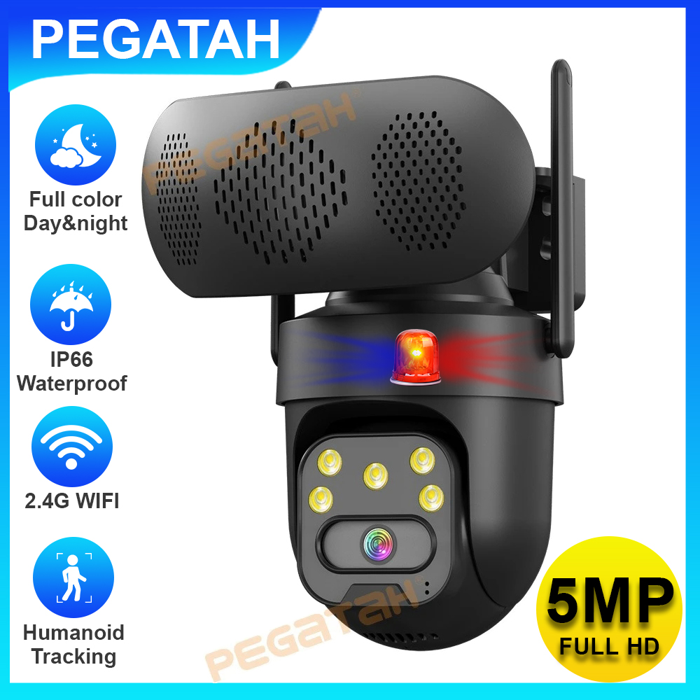 Audiovision Music Player - 5MP IP 카메라 야외용 2.4G WiFi