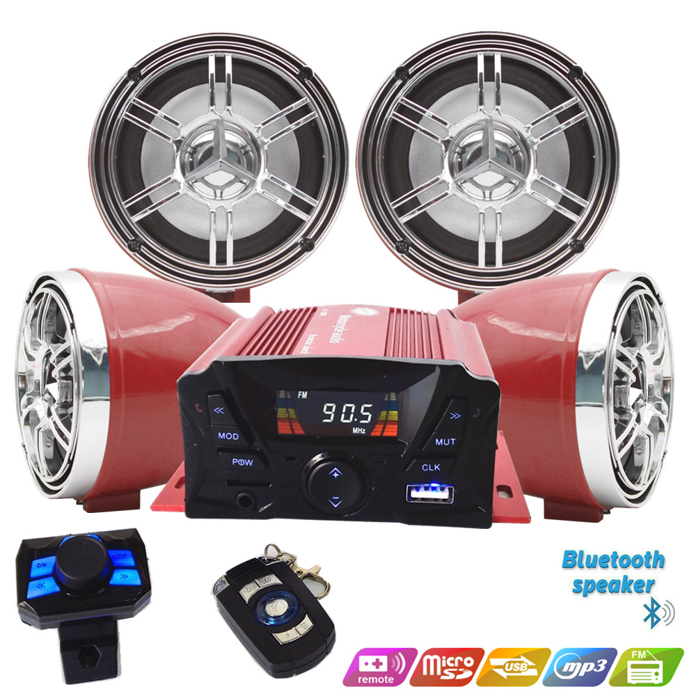 Audio Music Player - 12V 4채널 UTV ATV 골프 카트
