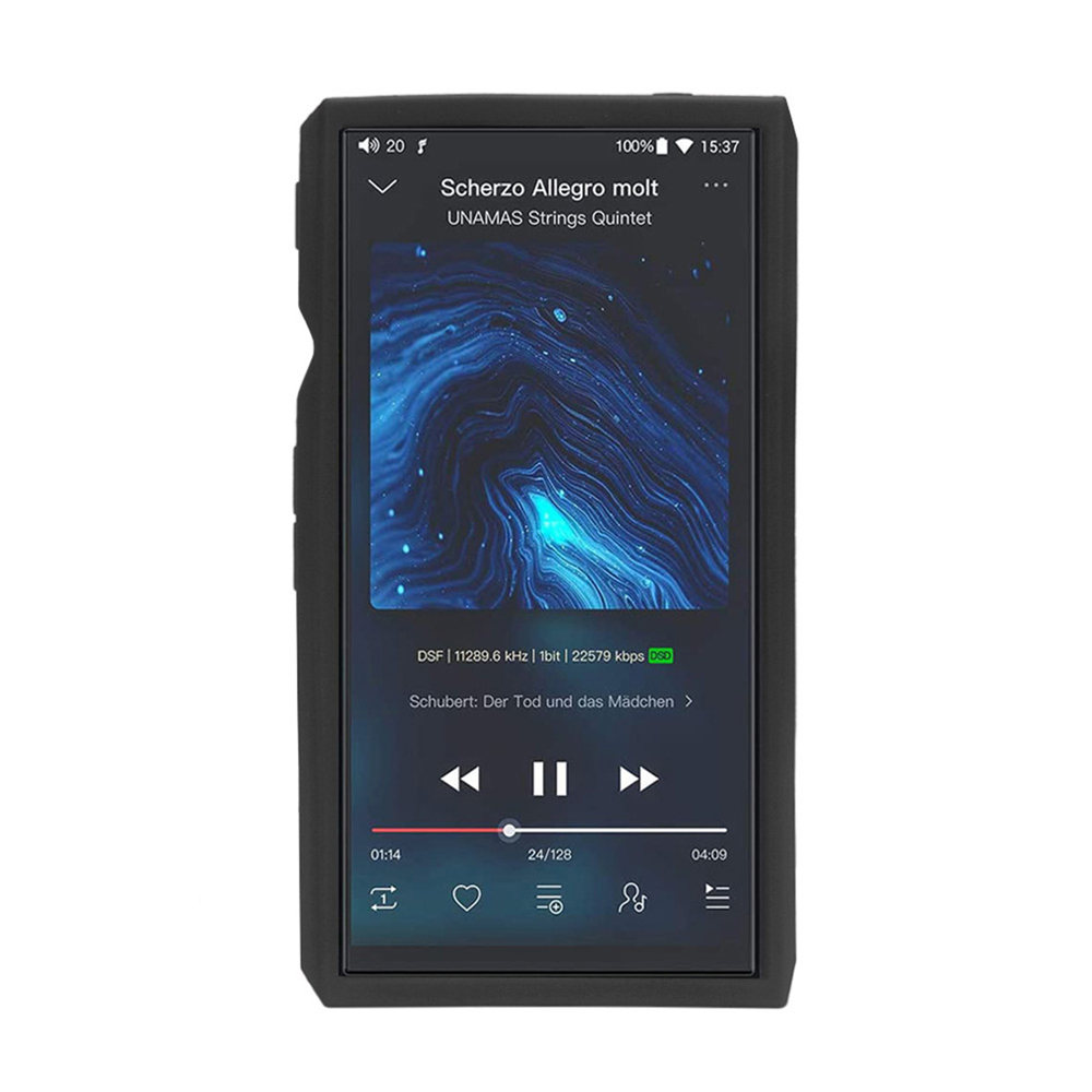 Audio Music Player - 부드러운 실리콘 보호 커버, 스크래치 방지