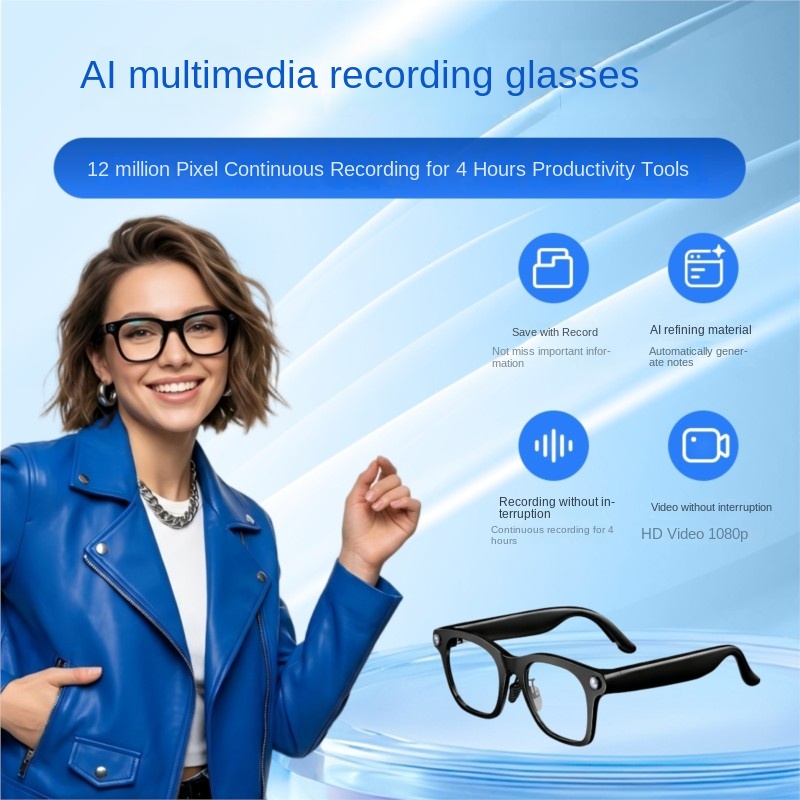 Audio Music To Video Ai Free - OLOIU Echowear 스마트 AI 스마트 안경