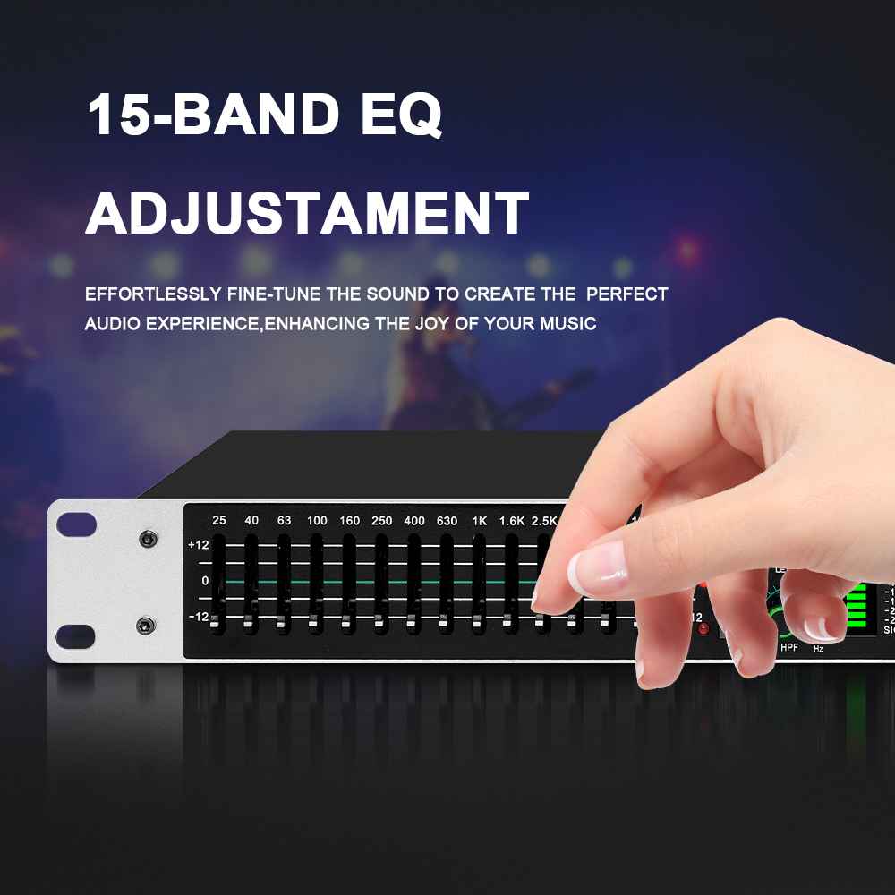 Eq215 듀얼 15밴드 그래픽 이퀄라이저 액티브 밸런 - Audio Music Equalizer 리뷰 및 가격