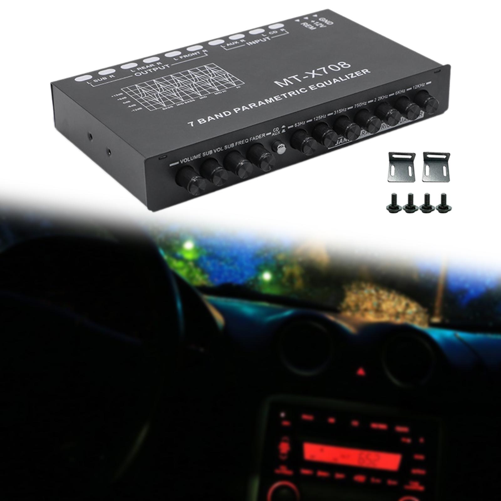 7밴드 EQ 이퀄라이저 DC 12V 서브우퍼 출력 차량 - Audio Music Equalizer 리뷰 및 가격