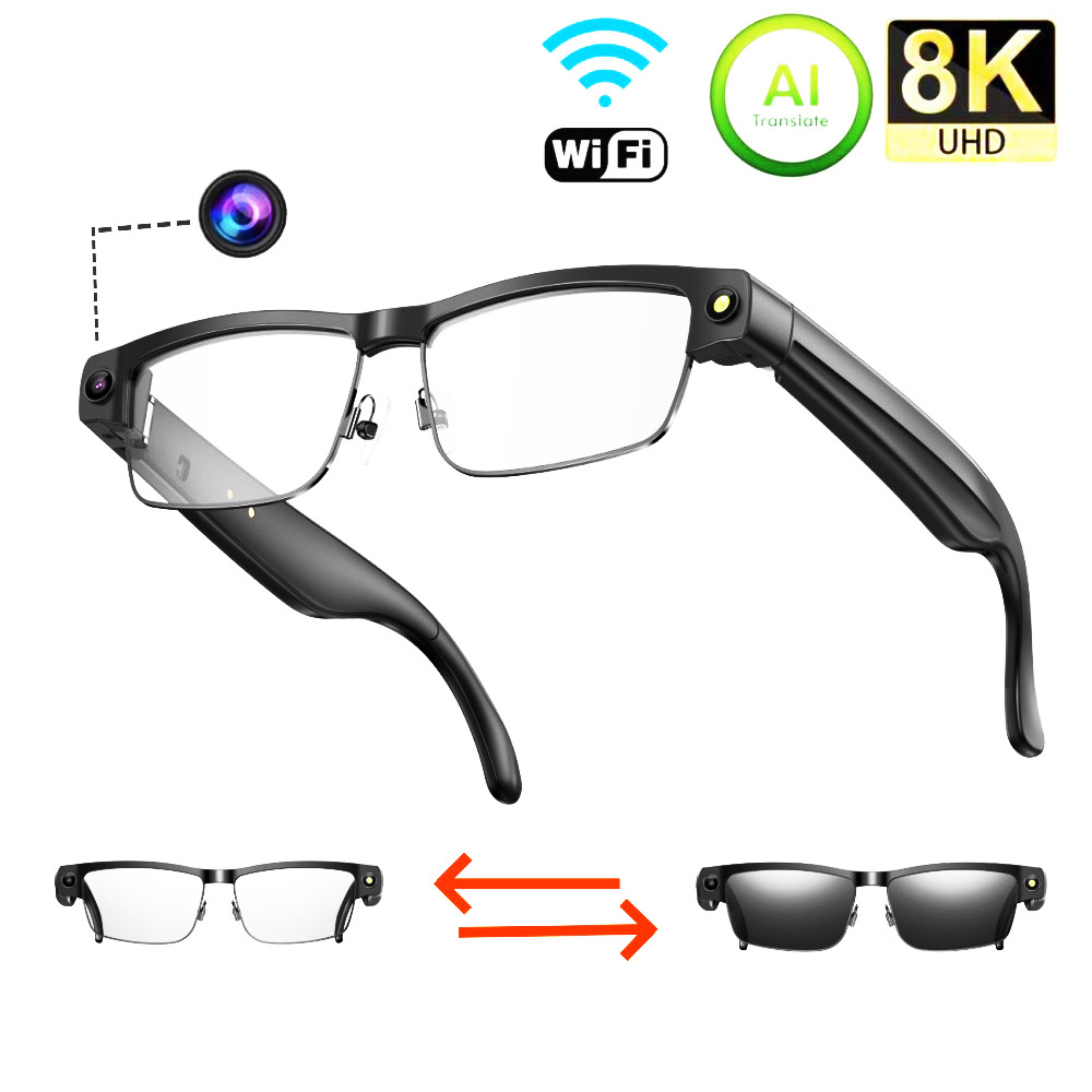 L802 스마트 안경 800만 화소 카메라 음악 재생  - Audio Music To Video Ai Free 리뷰 및 가격