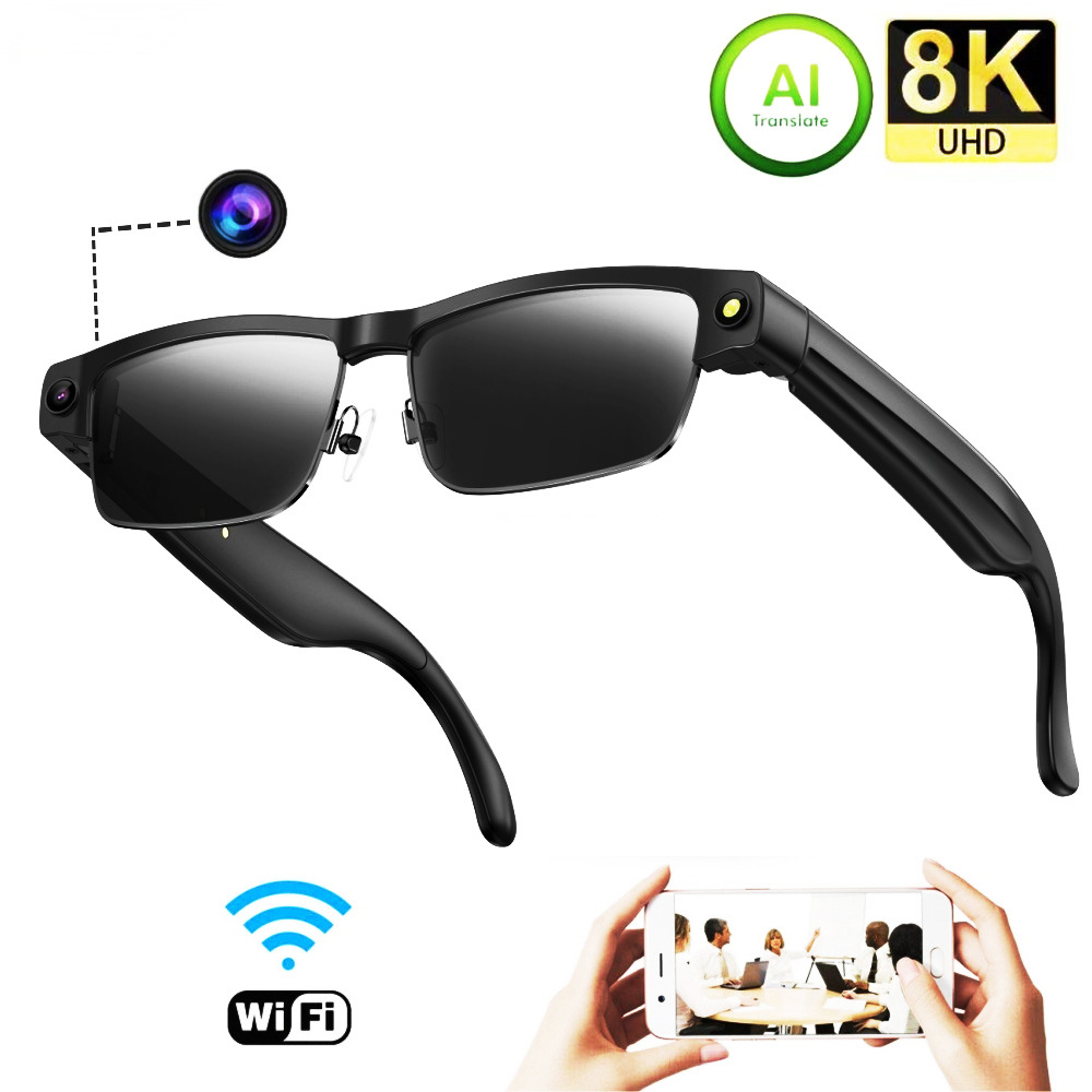 L802 스마트 안경 800만 화소 카메라 음악 재생  - Audio Music To Video Ai Free 리뷰 및 가격