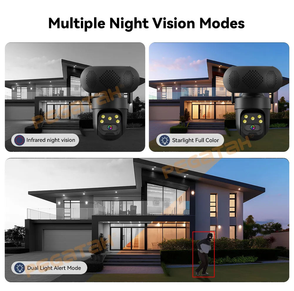 5MP IP 카메라 야외용 2.4G WiFi 보안 카메 - Audiovision Music Player 리뷰 및 가격