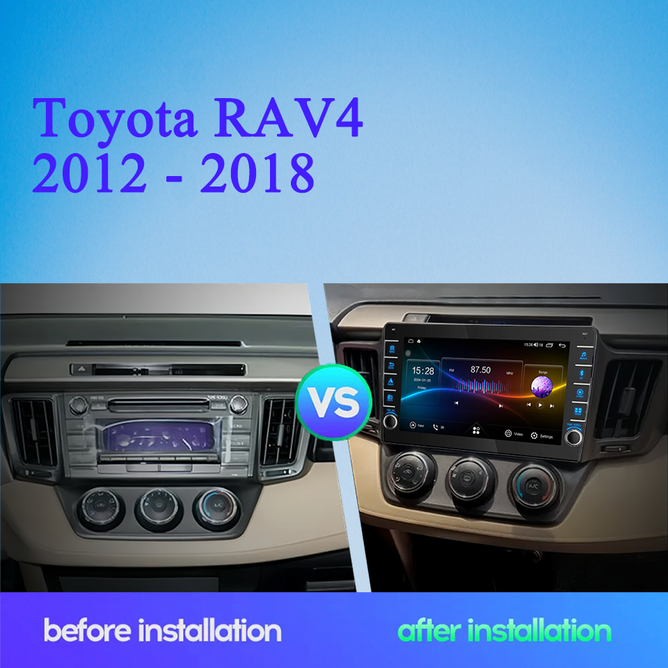 토요타 RAV4 2012-2018 자동차용 라디오 비디 - Audio Music Player Pc 리뷰 및 가격
