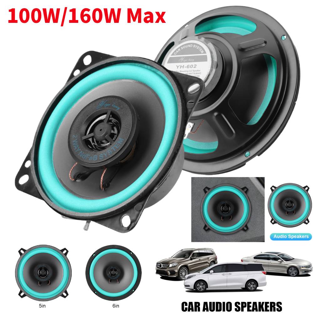 4/5/6 인치 자동차 스피커 100W/160W 최대  - Audio Universal Music 리뷰 및 가격