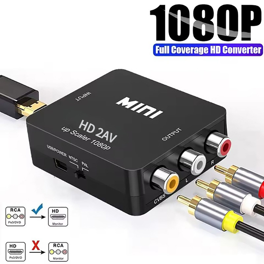 HDMI 호환 AV RCA 어댑터 HD 1080P 비디 - Audio Music Converter 리뷰 및 가격