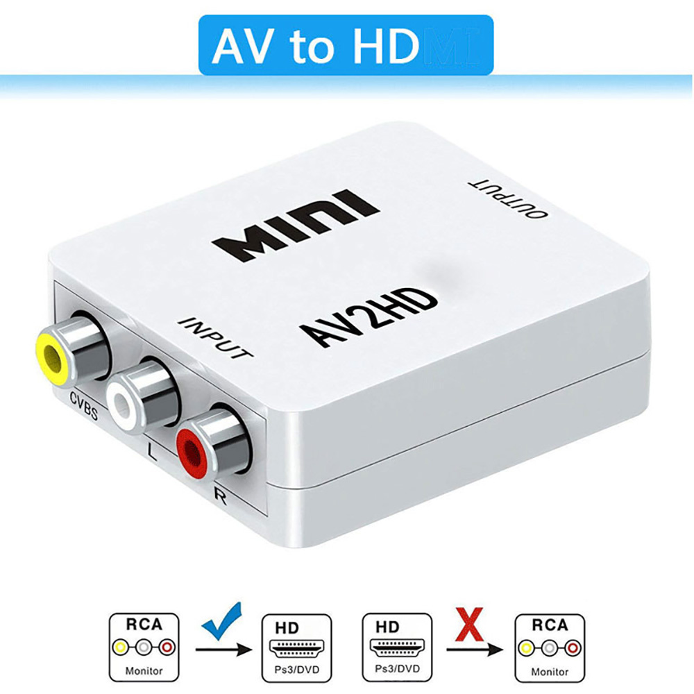 HDMI 호환 AV RCA 어댑터 HD 1080P 비디 - Audio Music Converter 리뷰 및 가격
