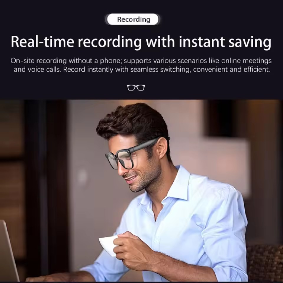M02S AI 스마트 안경 8MP 카메라 블루투스 선글 - Audio Music To Video Ai Free 리뷰 및 가격