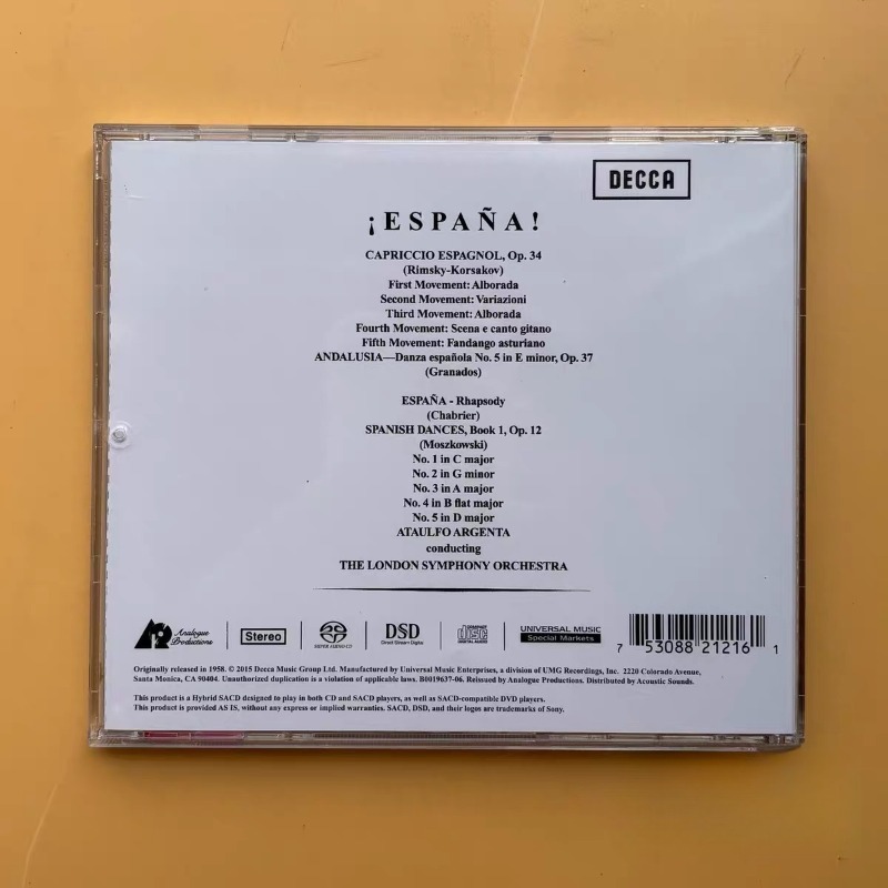 스페니쉬 랩소디 음악 CD 팝 R&B 힙합 록 클래식  - Audio Music Hip Hop 리뷰 및 가격