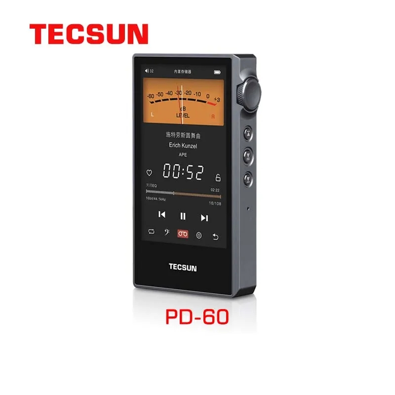 Tecsun PD-60 4인치 IPS 터치 스크린 블루 - Audio Music Equalizer 리뷰 및 가격
