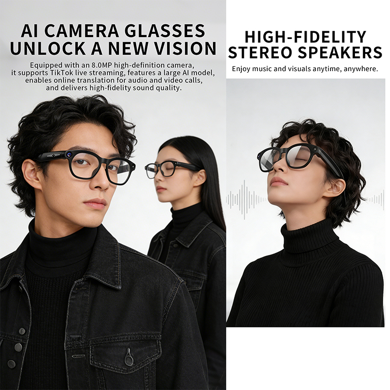 2026년형 새로운 스마트 안경 800W HD 지원 라 - Audio Music To Video Ai Free 리뷰 및 가격