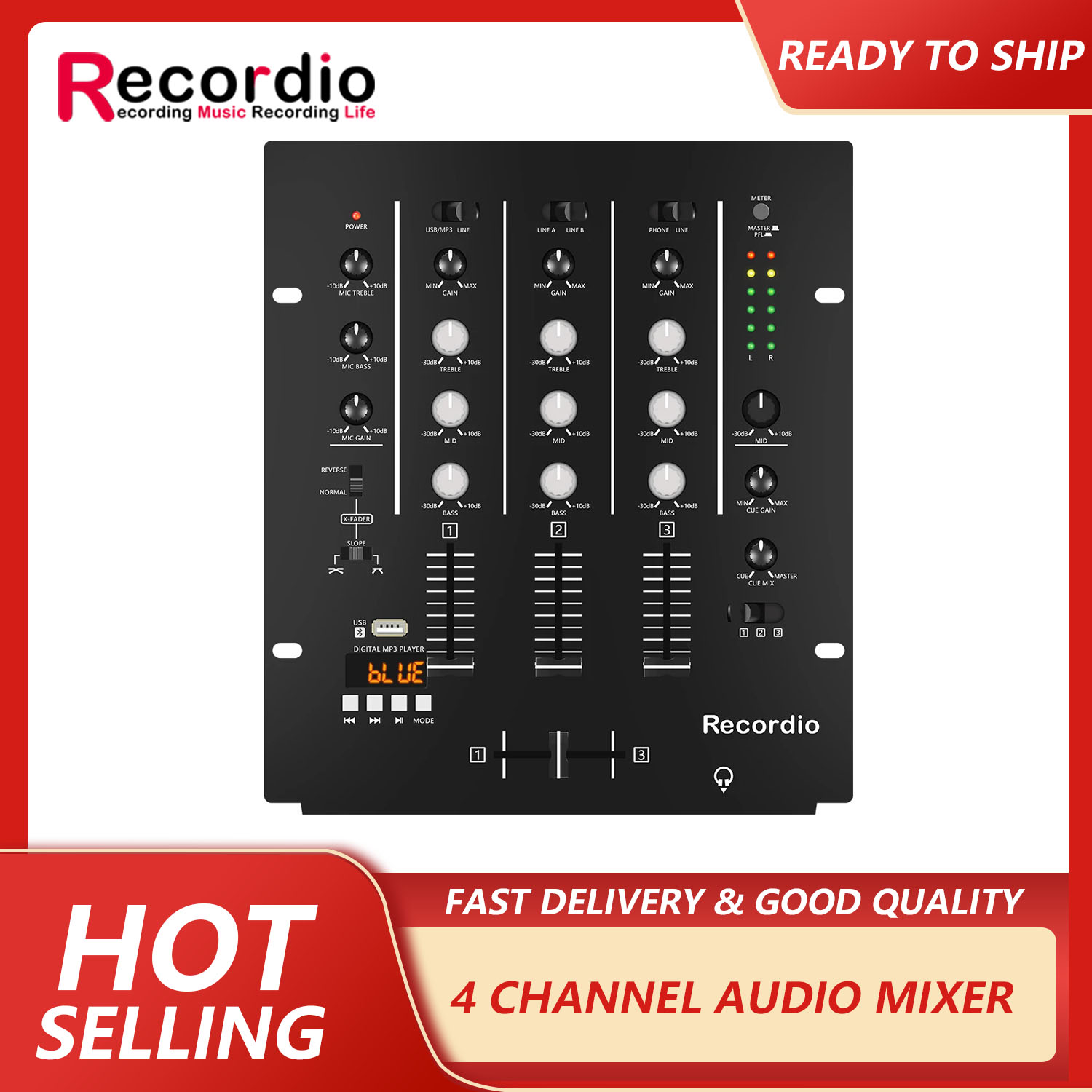 GAX-DM4 OEM 전문 4 채널 오디오 스테레오 믹 - Audio Mixer 4 Channel 리뷰 및 가격