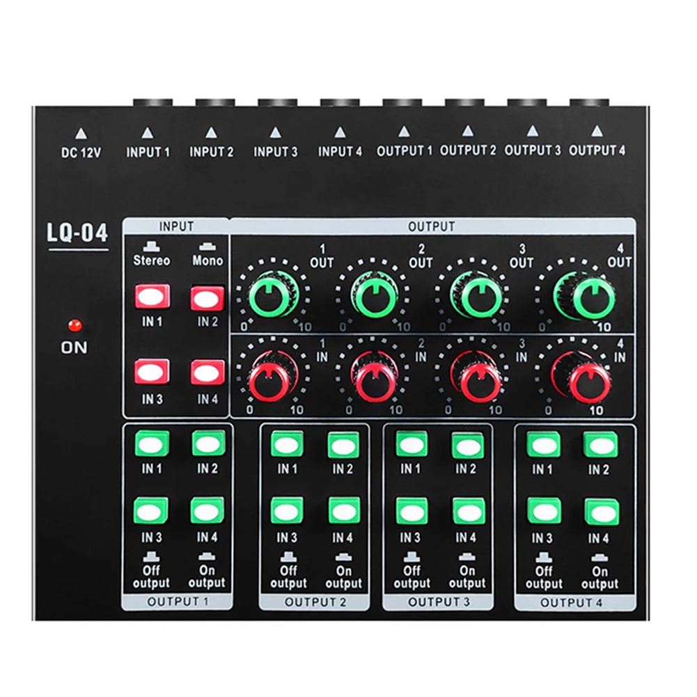 -A25M GAX-LQ04 4채널 믹서 4채널 헤드폰  - Audio Mixer 4 Channel 리뷰 및 가격