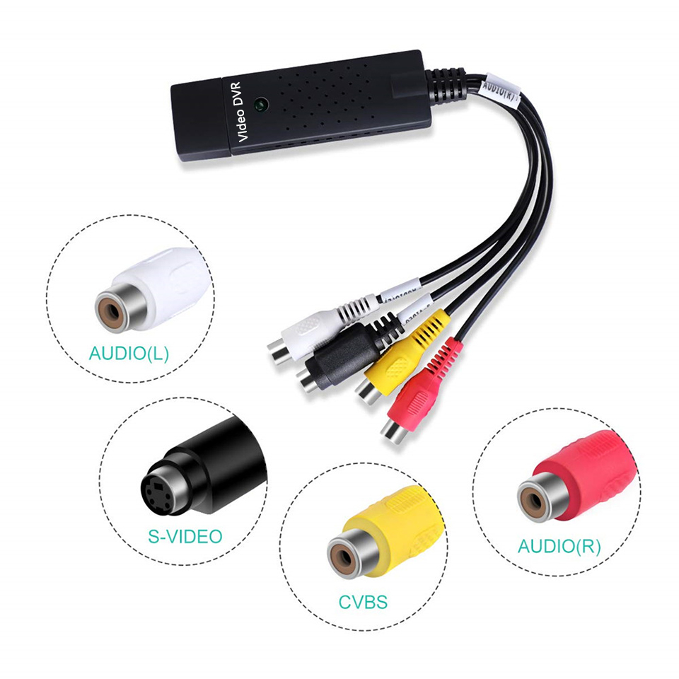 USB 비디오 캡처 카드 Easy Cap VHS VCR - Audio Music Converter 리뷰 및 가격