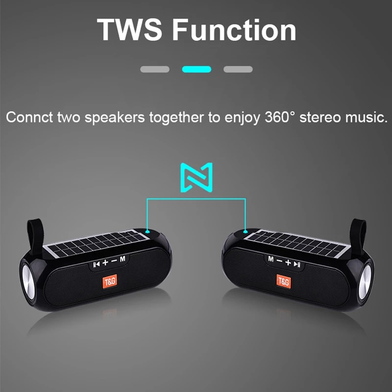 태양광 라디오 FM 야외 휴대용 무선 블루투스 스피커  - Audio Music Player Pc 리뷰 및 가격